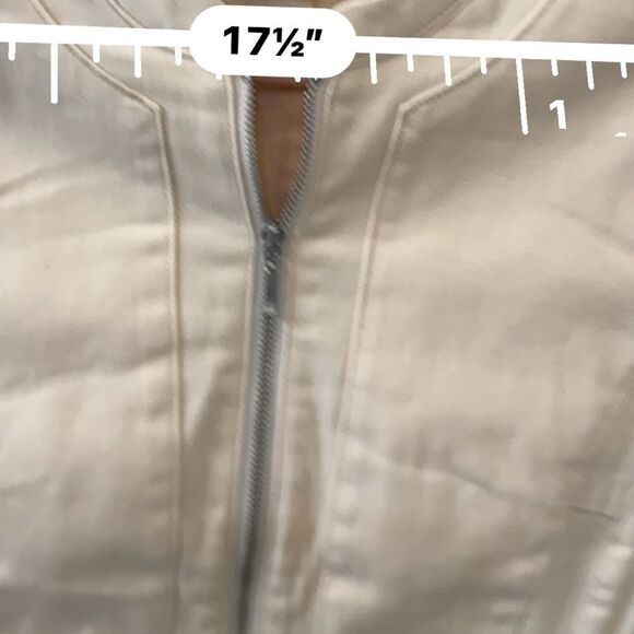 Chico’s Casual Solid Jqcket with stretch in pale pink size 2-4 US size NWT - Picture 12 of 13